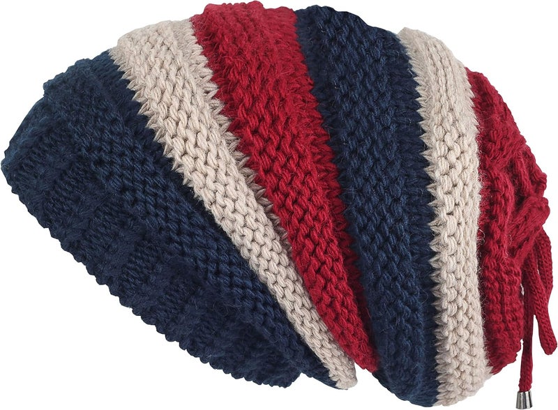 Lilax Knit Slouchy Oversized Soft Warm Winter Beanie Hat - Image 1
